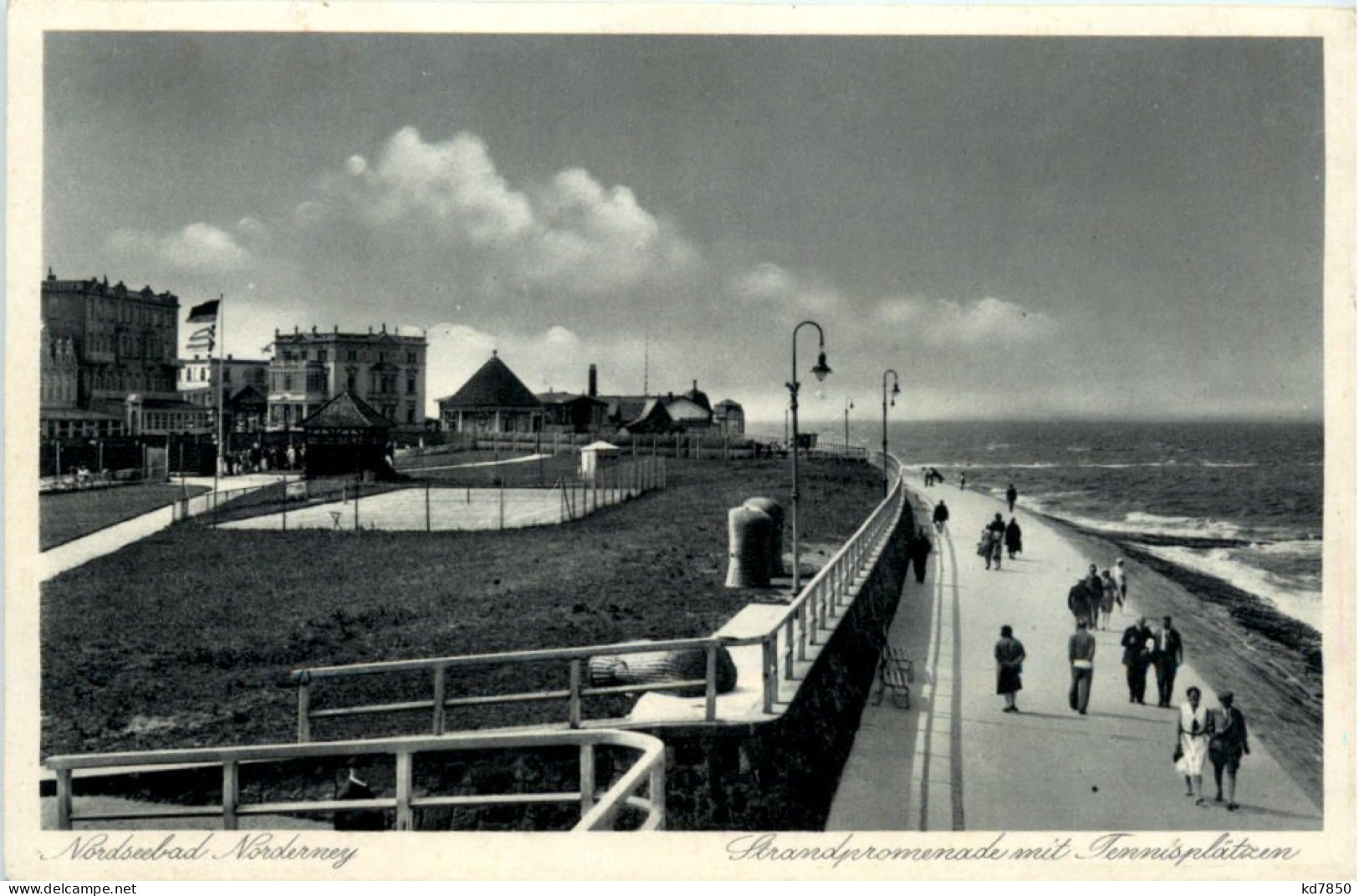 Nordseebad Norderney - Strandpromenade Tennisplatz - Norderney