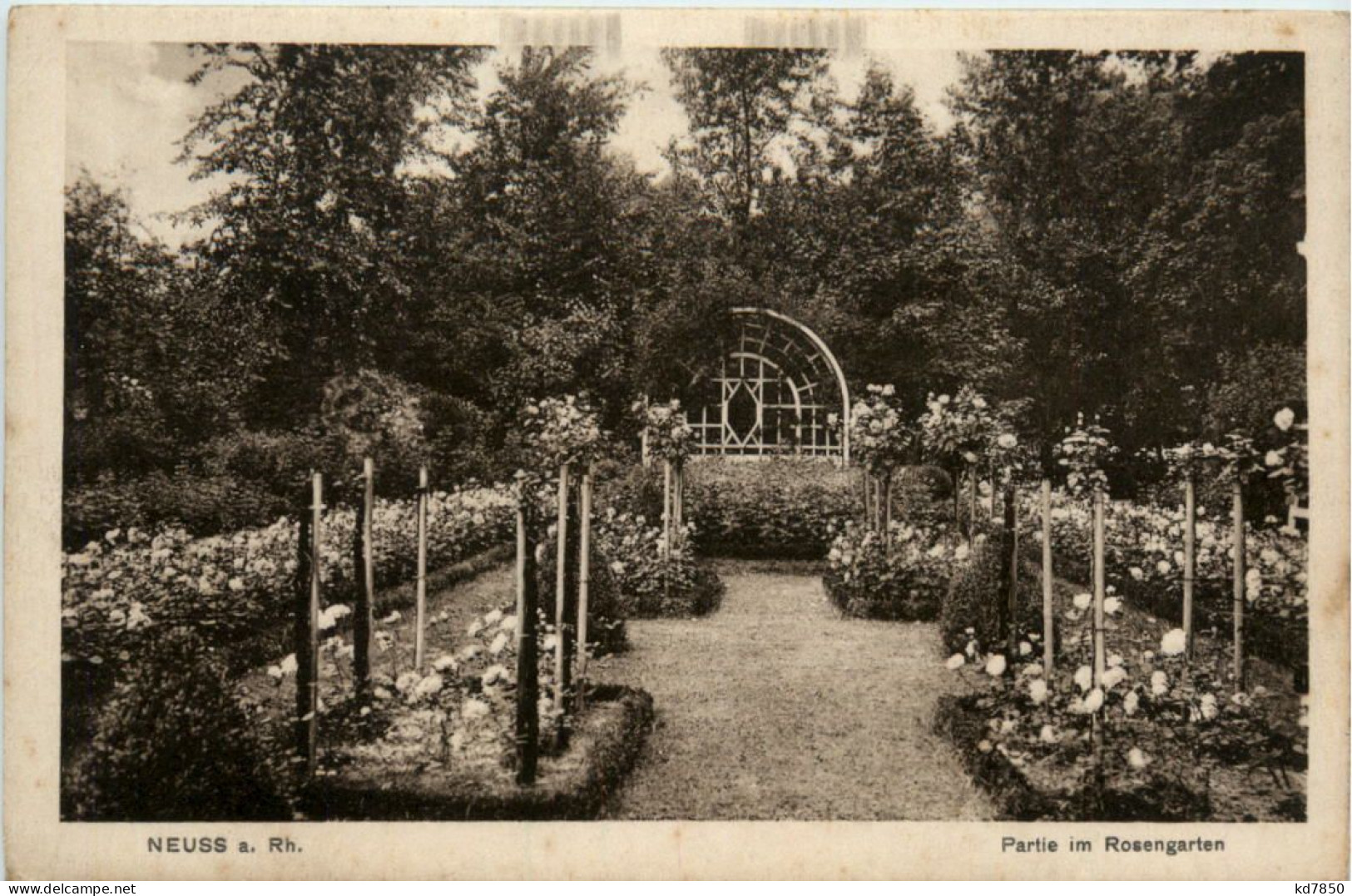 Neuss A. Rh. Partie Im Rosengarten - Neuss