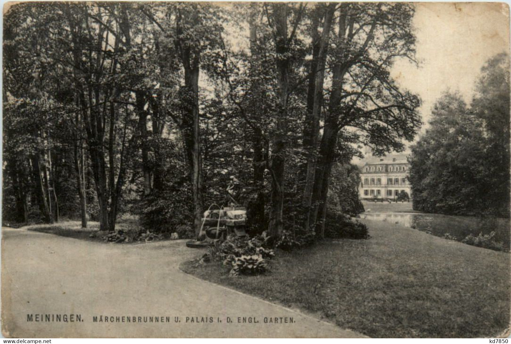 Meiningen, Märchenbrunnen U. Palais I. Engl. Garten - Meiningen