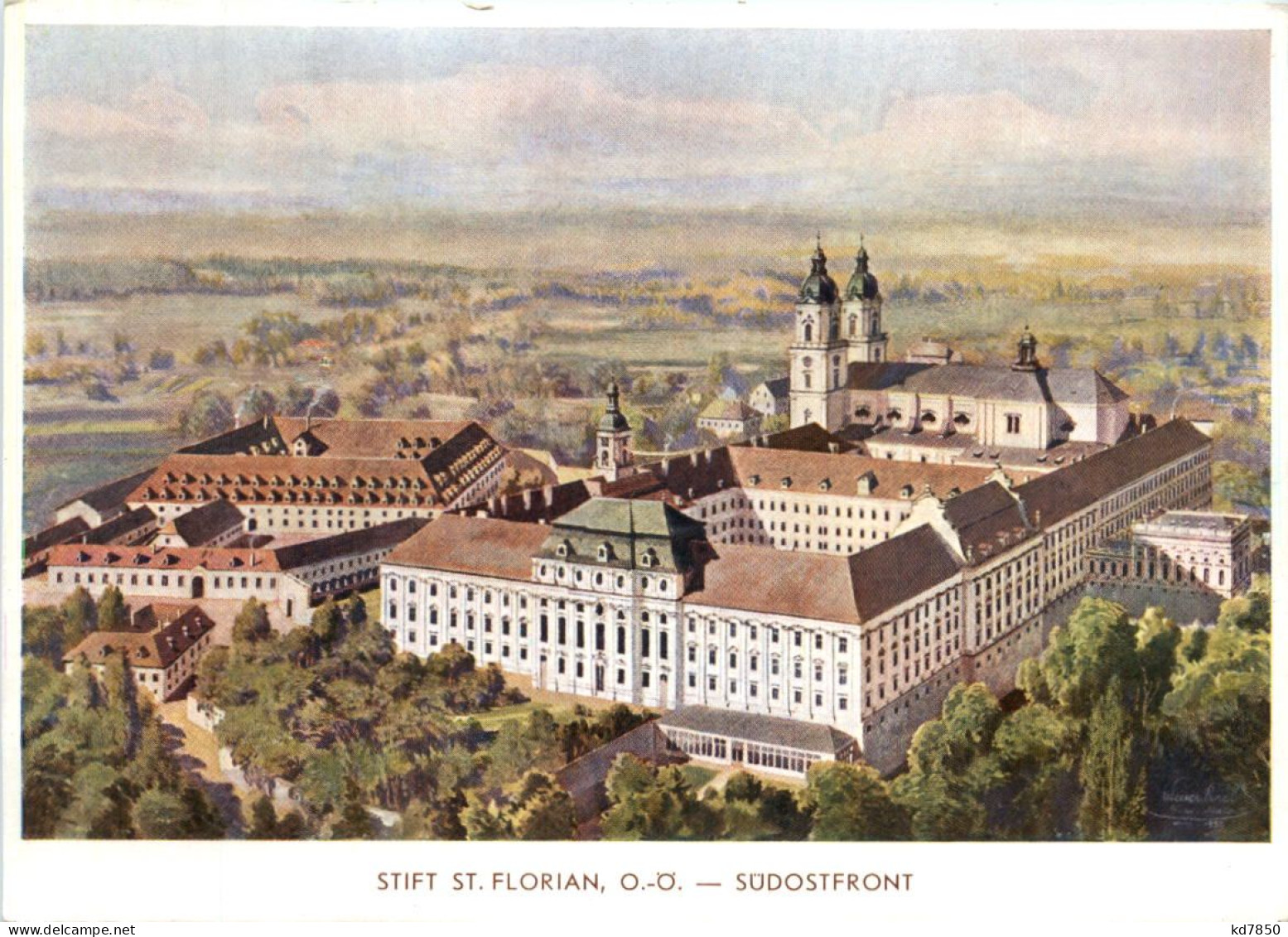 Stift St. Florian O.-Ö., Südostfront - Linz
