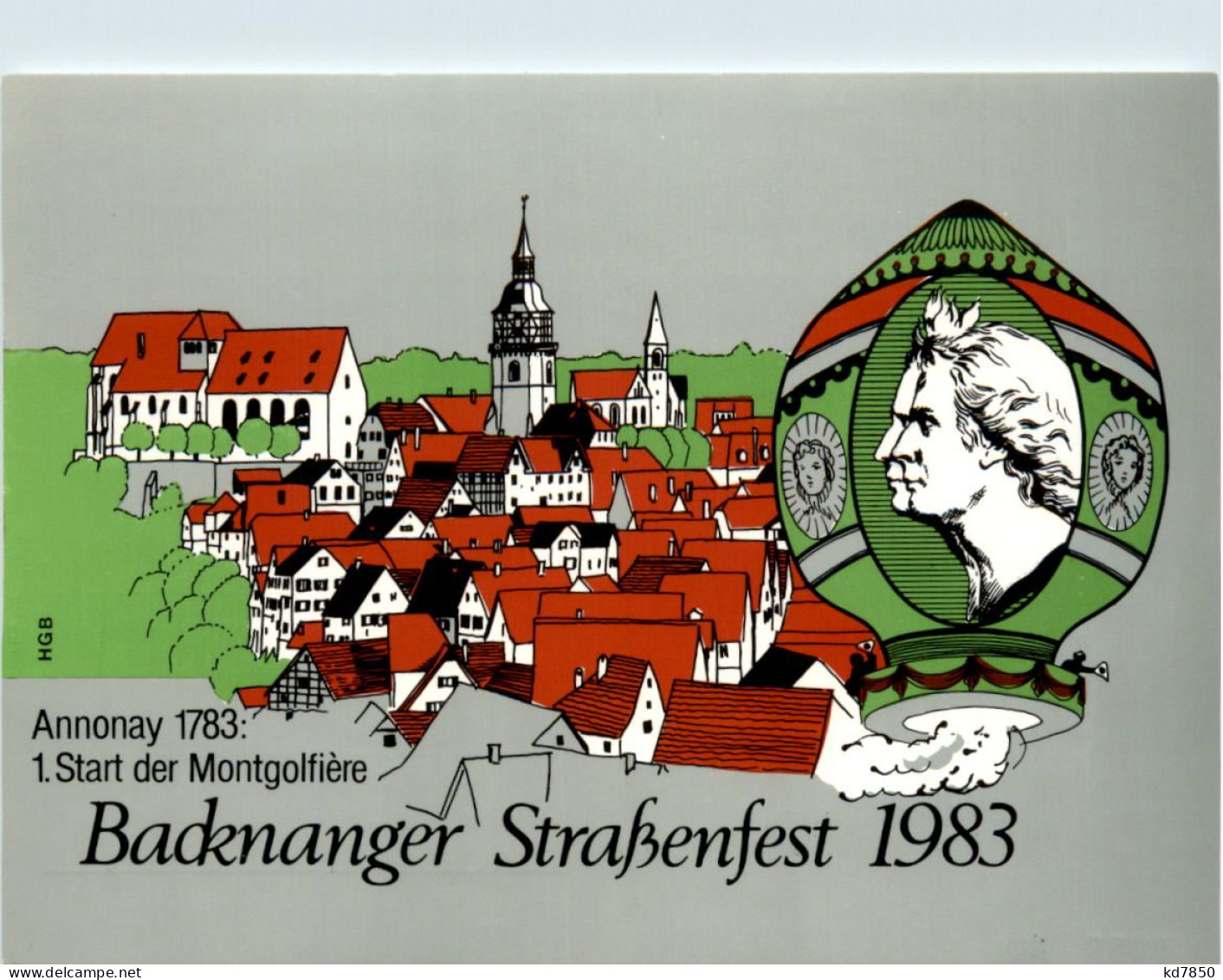 Backnang, Strassenfest 1983 - Waiblingen