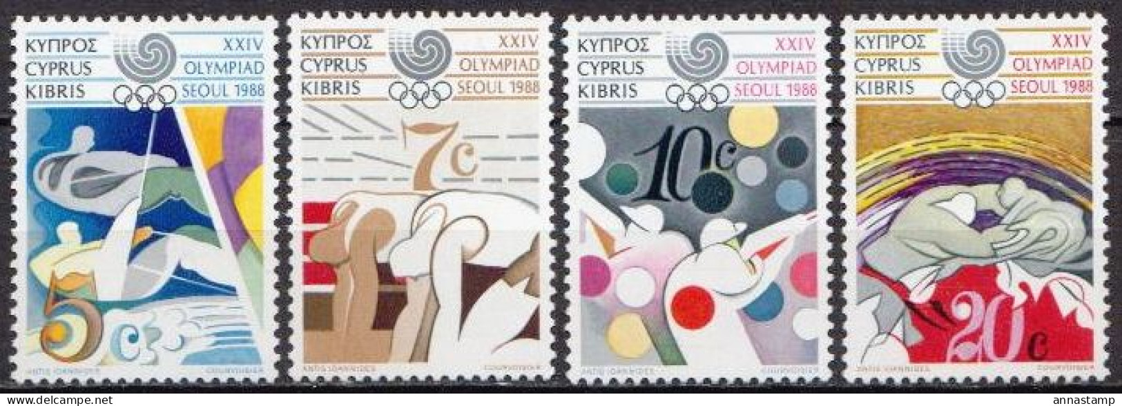 Cyprus MNH Set - Zomer 1988: Seoel