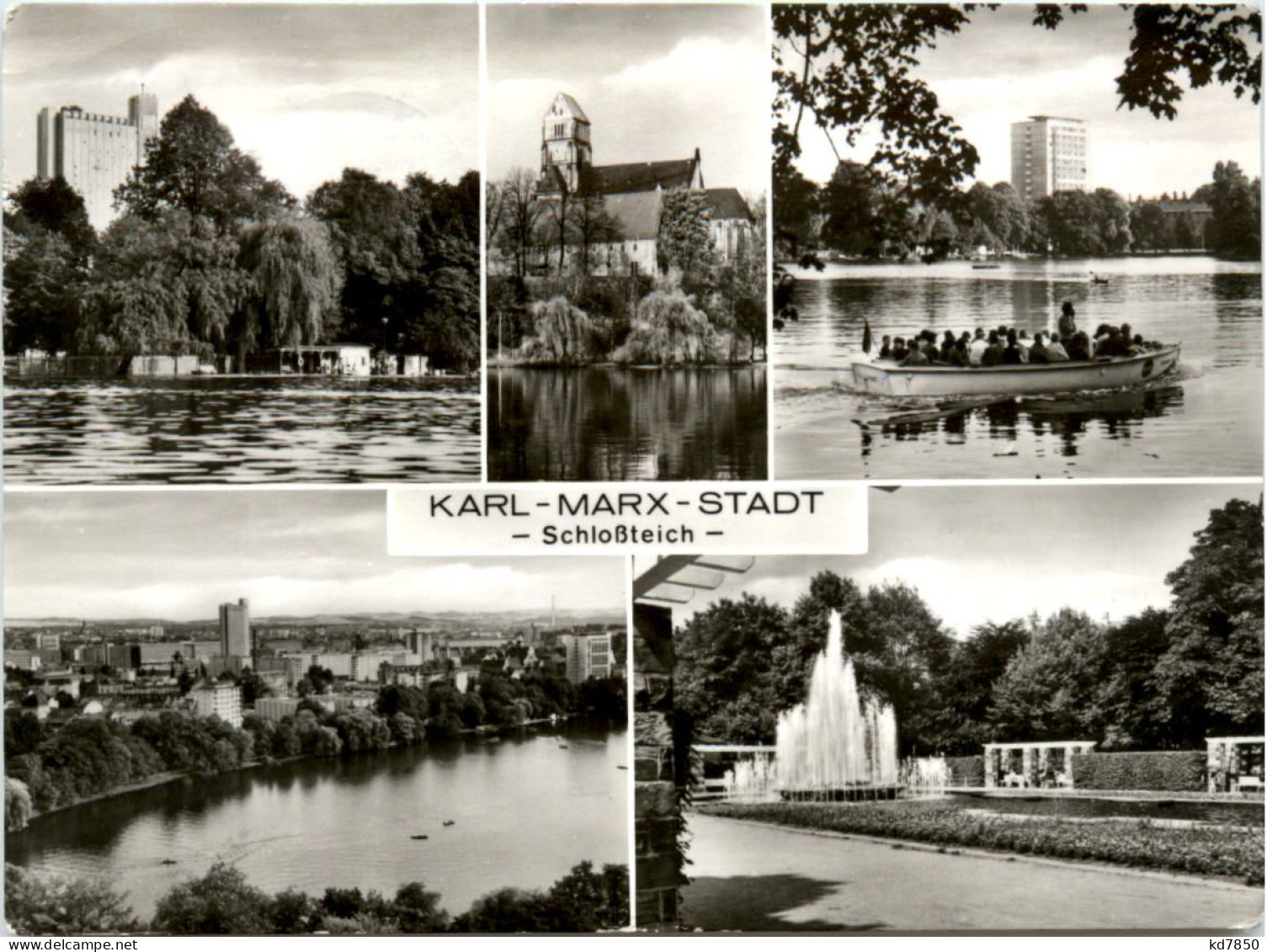 Karl-Marx-Stadt, Schlossteich, Div. Bilder - Chemnitz (Karl-Marx-Stadt 1953-1990)