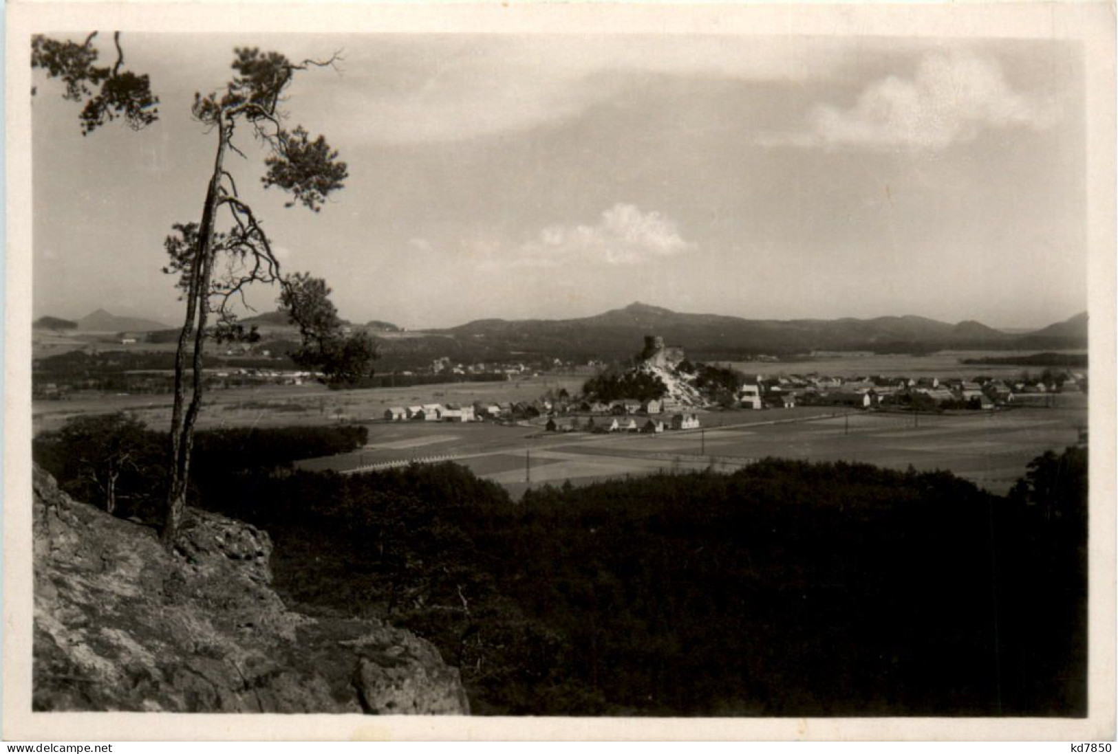 Sudetenland - Blick Vom Rabenstein Gegen Habichtstein - Sudeten