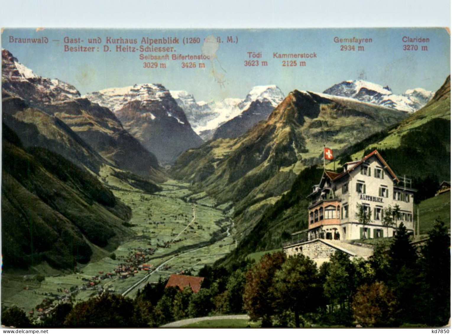 Braunwald, Kurhaus Alpenblick - Braunwald