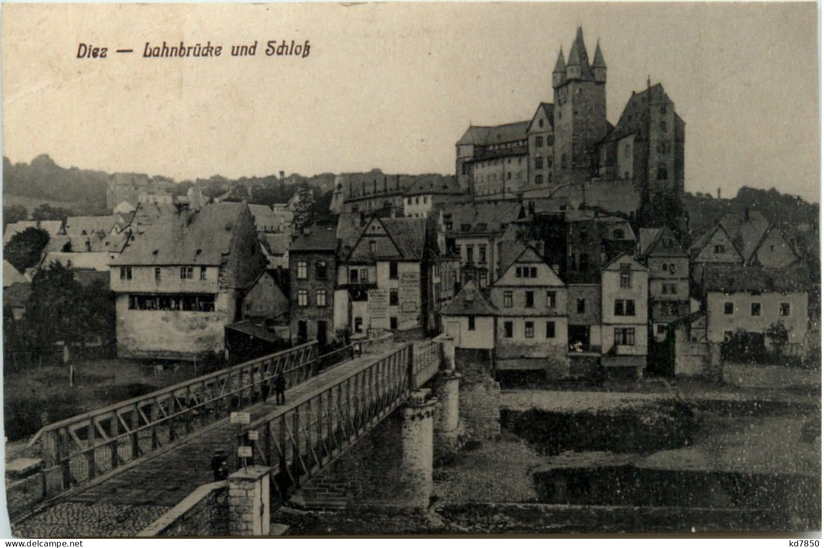 Diez, Bahnbrücke Und Schloss - Diez