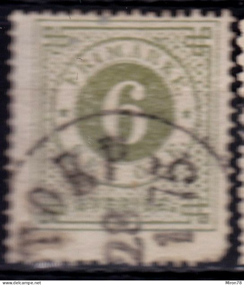 Stamp Sweden 1872-91 6o Used Lot12 - Used Stamps