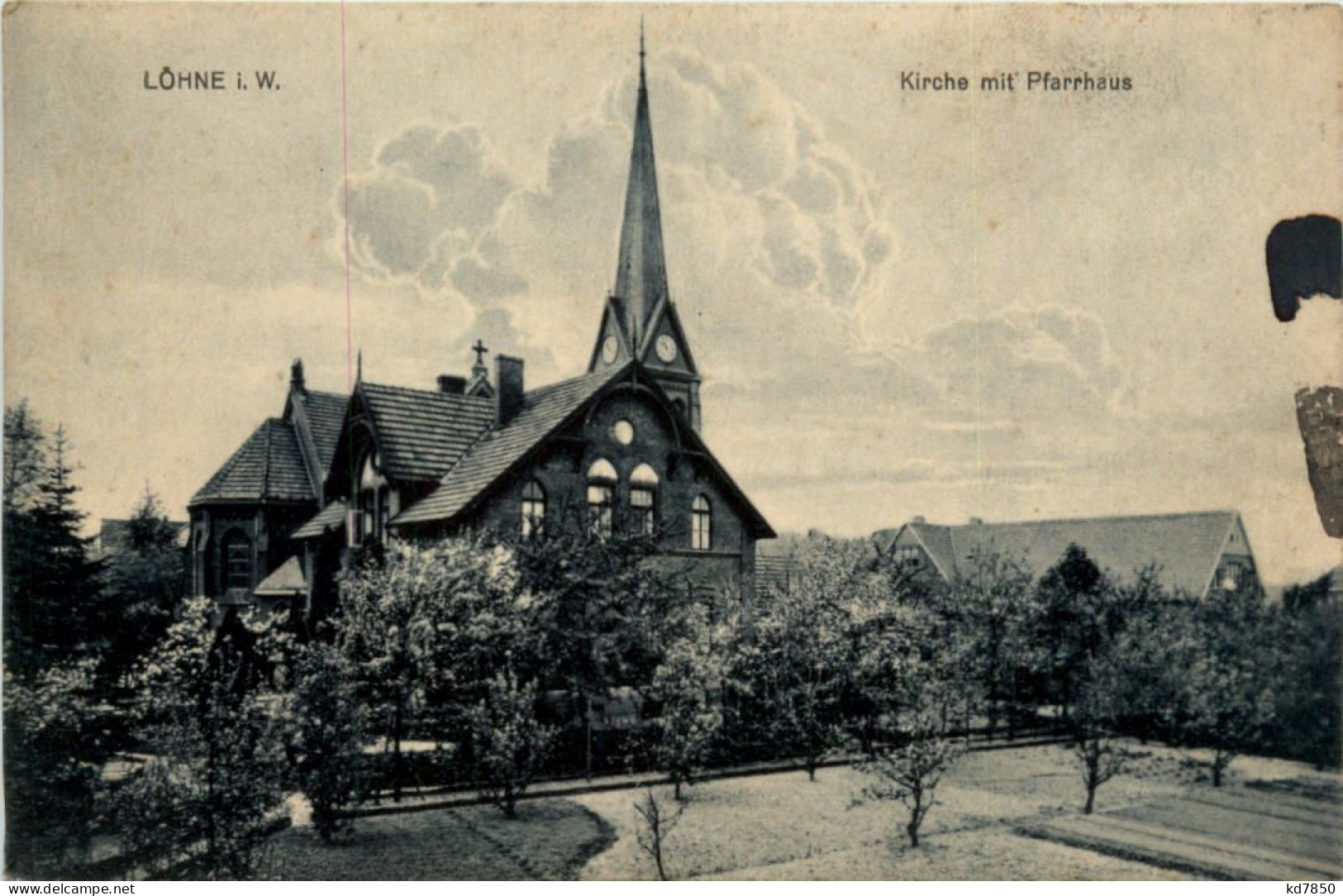 Löhne, Kirche Mit Pfarrhaus - Herford