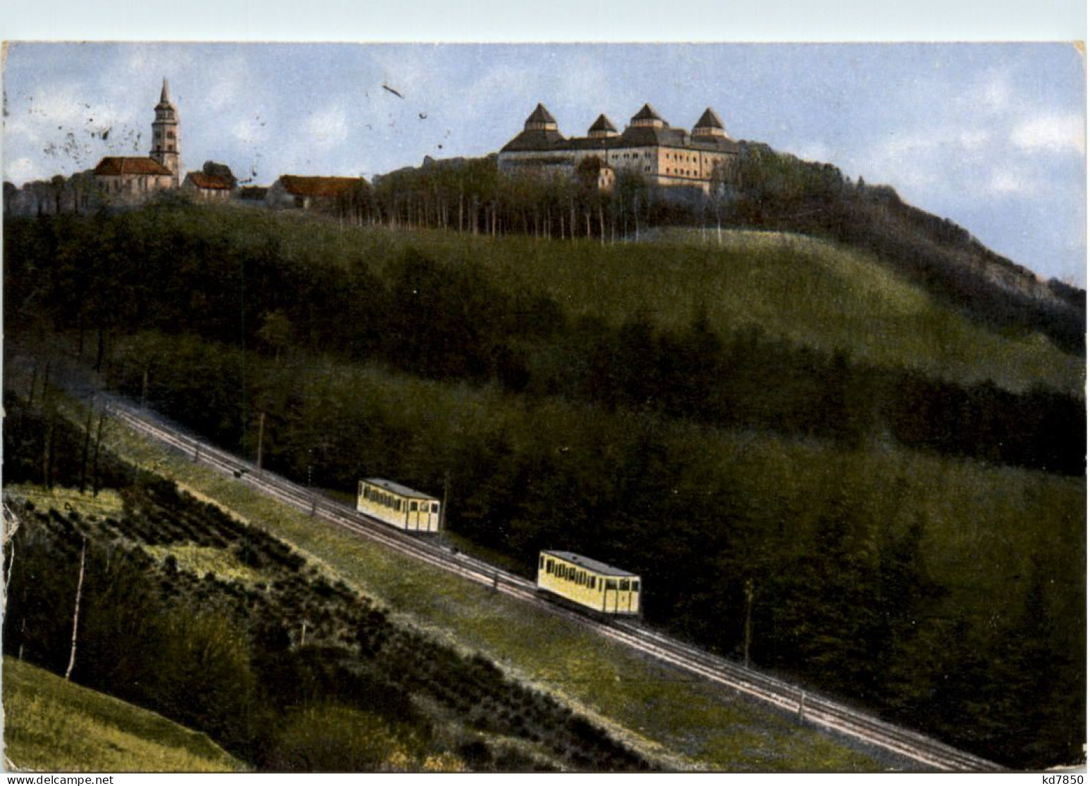 Schloss Augustusburg Mit Drahtseilbahn - Augustusburg