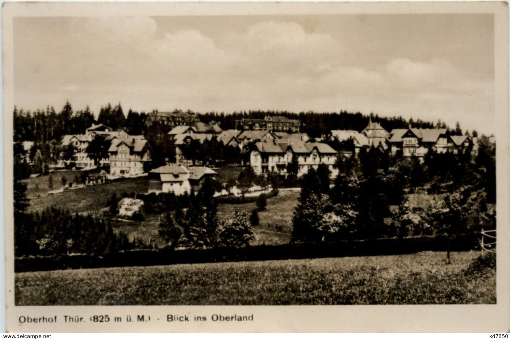 Oberhof Thür., Blick Ins Oberland - Oberhof