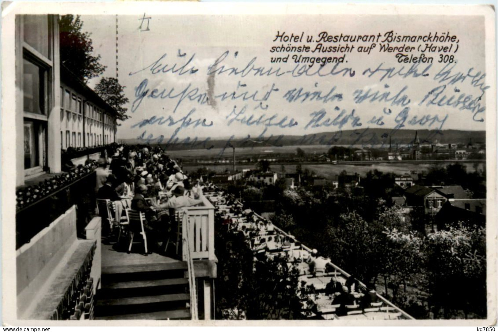 Hotel Bismarckhöhe, Aussicht Auf Werder Und Umgebung - Werder