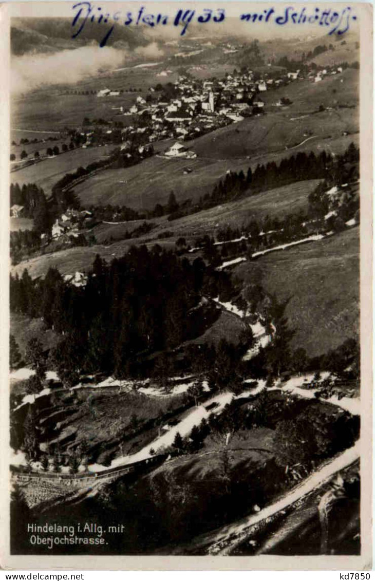 Hindelang Mit Oberjochstrasse - Hindelang