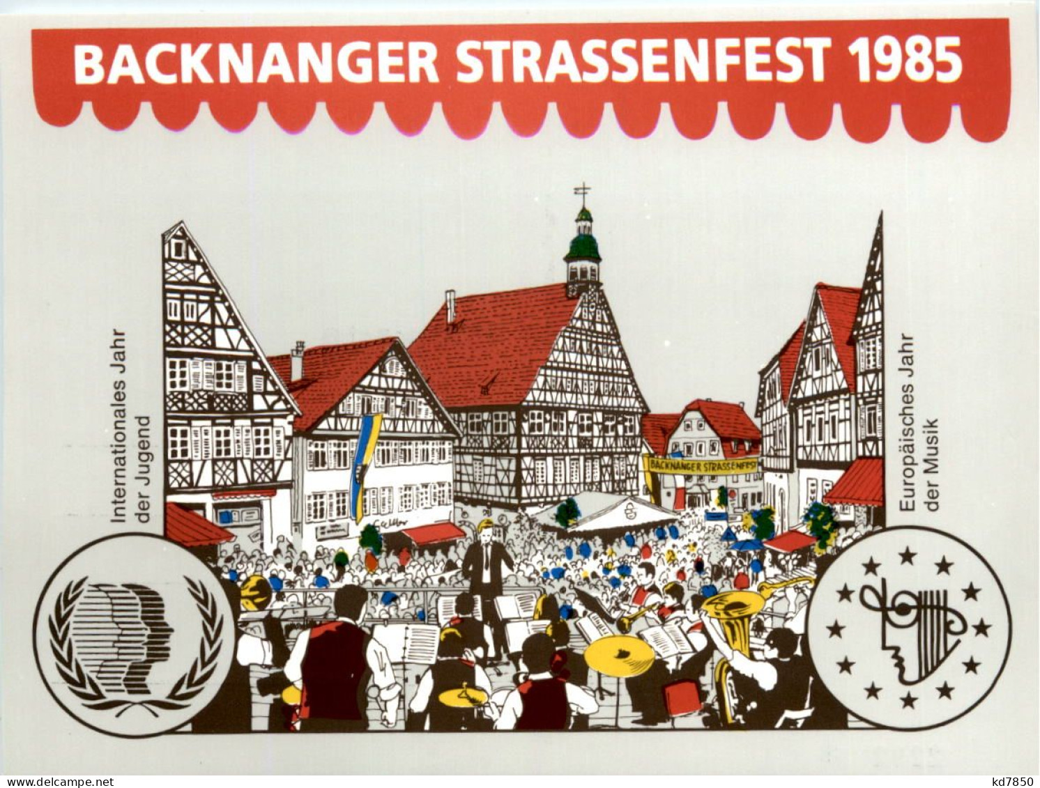 Backnang, Strassenfest 1985 - Waiblingen