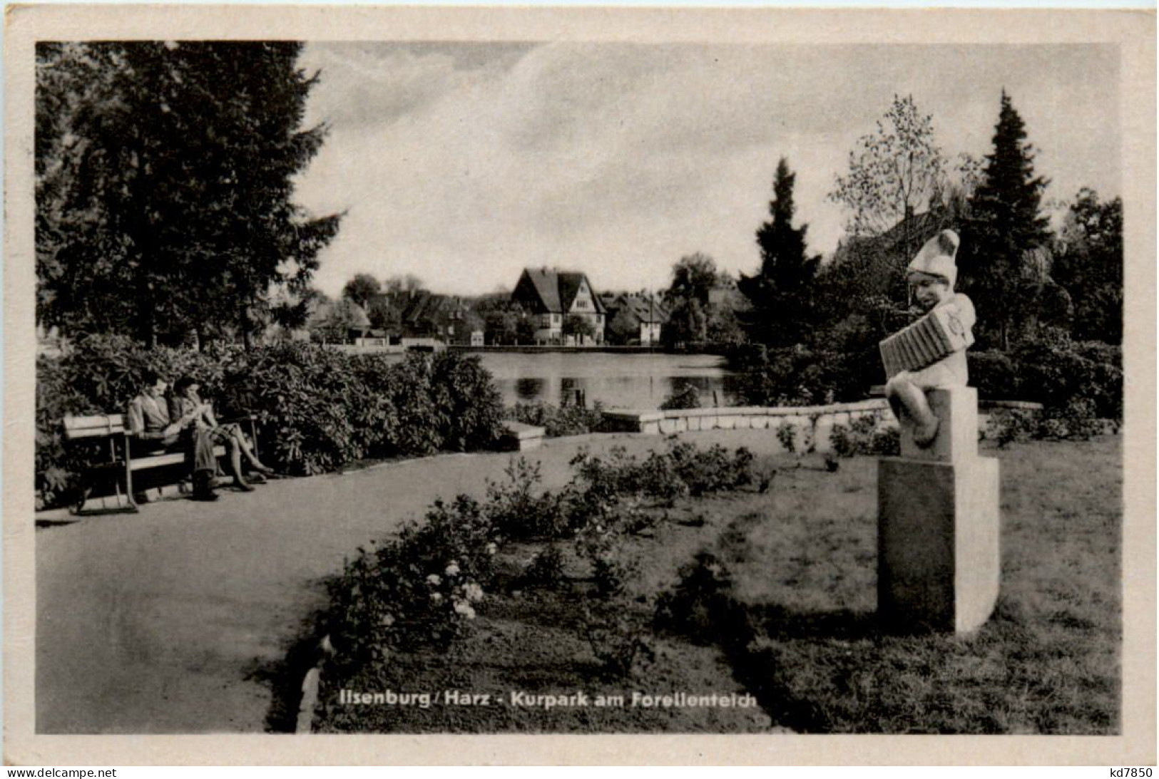 Ilsenburg Harz, Kurpark Am Forellenteich - Ilsenburg