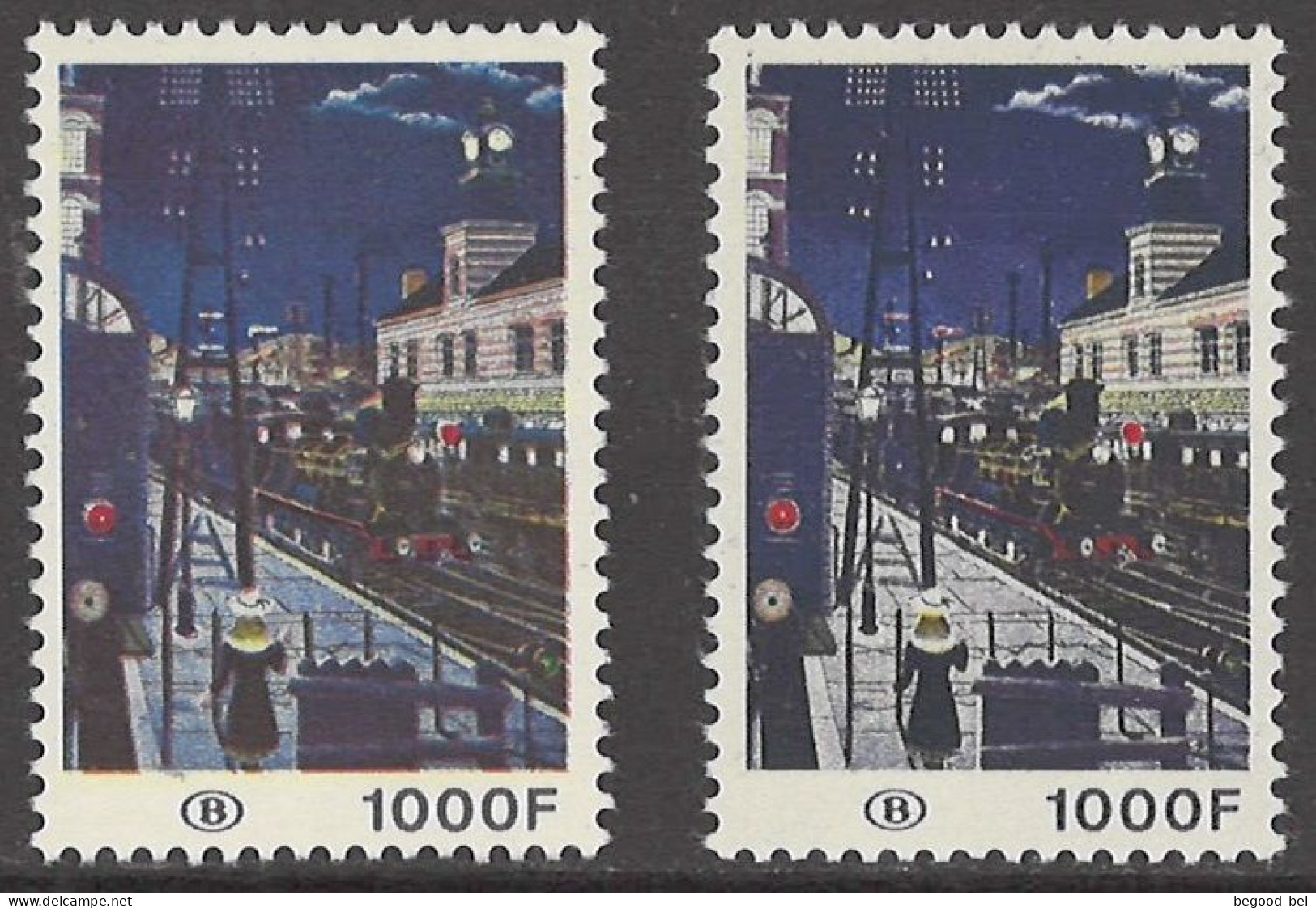 BELGIUM - 1977  - MNH/*** LUXE  -  COB TR432-432P6 -  Lot 26000 - Mint