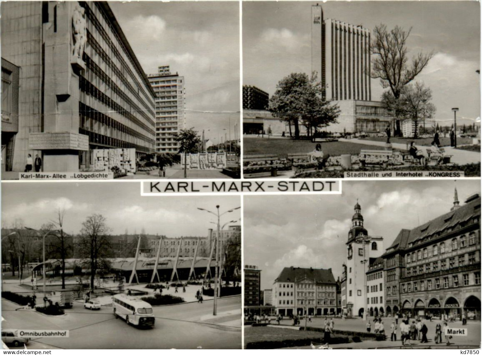 Karl-Marx-Stadt, Div. Bilder - Chemnitz (Karl-Marx-Stadt 1953-1990)