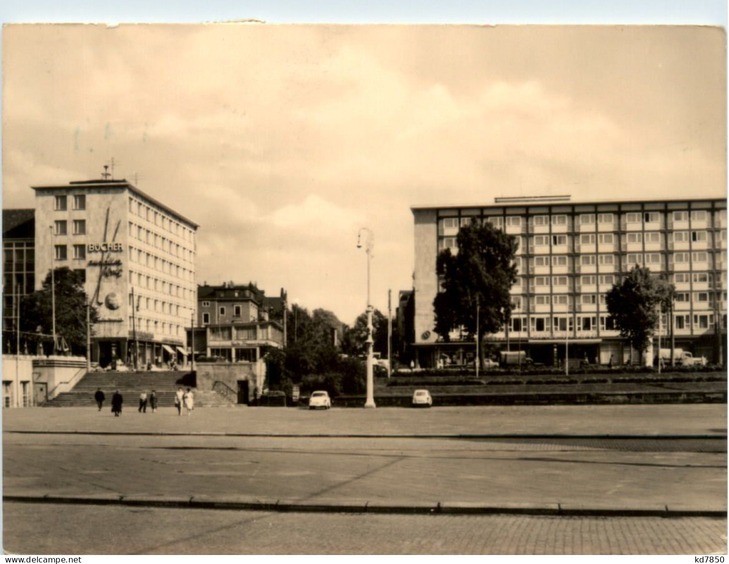 Karl-Marx-Stadt, Blick Zur Bahnhofstrasse - Chemnitz (Karl-Marx-Stadt 1953-1990)