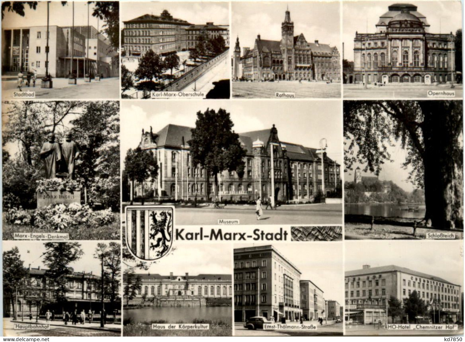 Karl-Marx-Stadt, Div. Bilder - Chemnitz (Karl-Marx-Stadt 1953-1990)