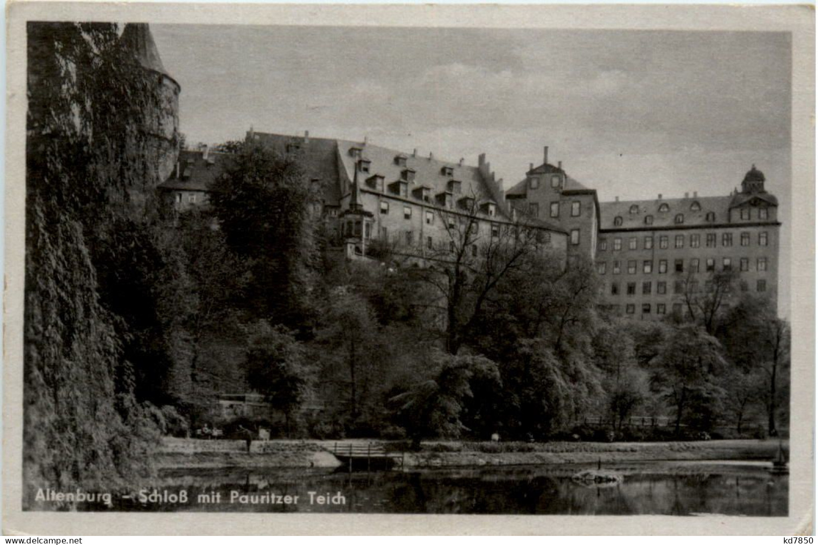 Altenburg, Schloss Mit Pauritzer Teich - Altenburg