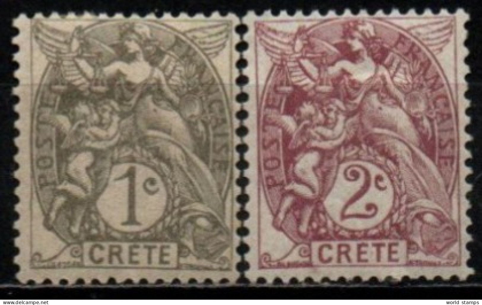 CRETE 1902-3 * - Unused Stamps