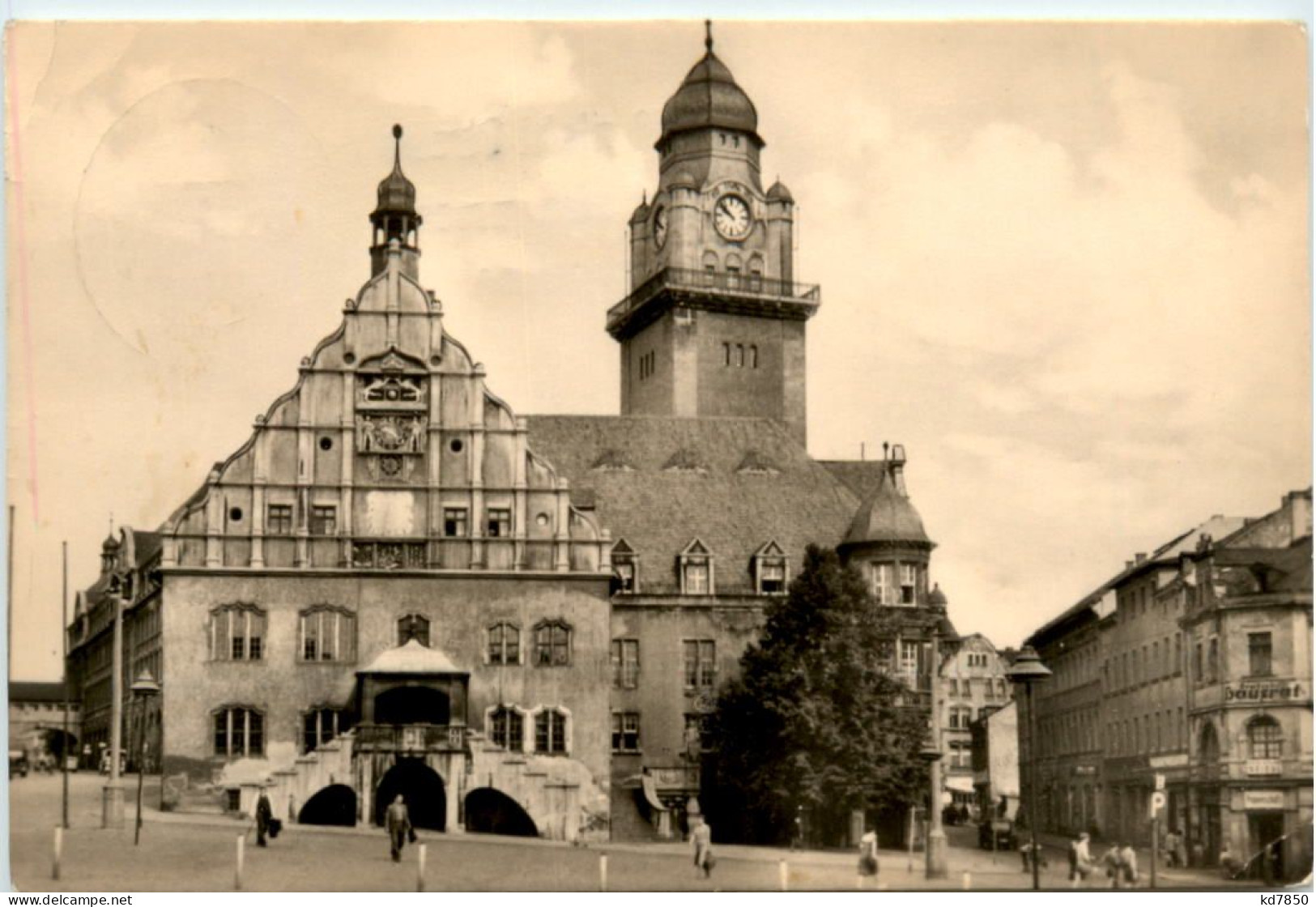 Plauen, Altmarkt Mit Rathaus - Plauen