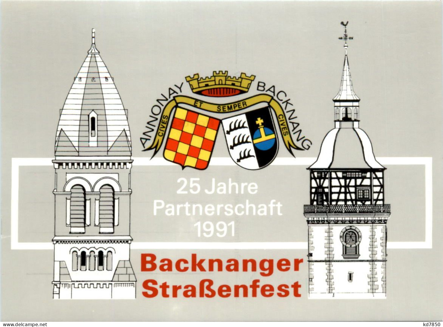 Backnang, Strassenfest 1991 - Waiblingen