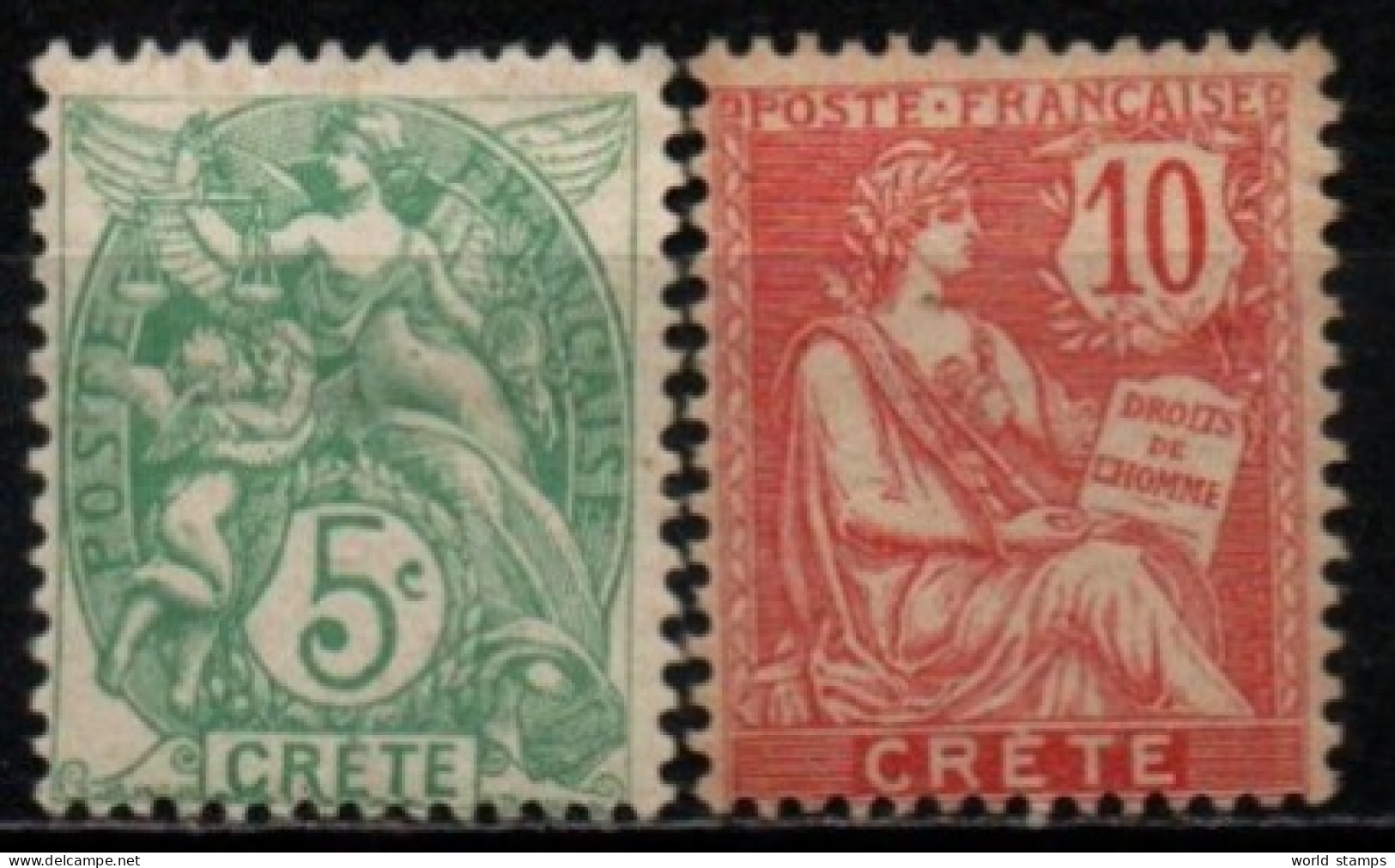 CRETE 1902-3 * - Unused Stamps