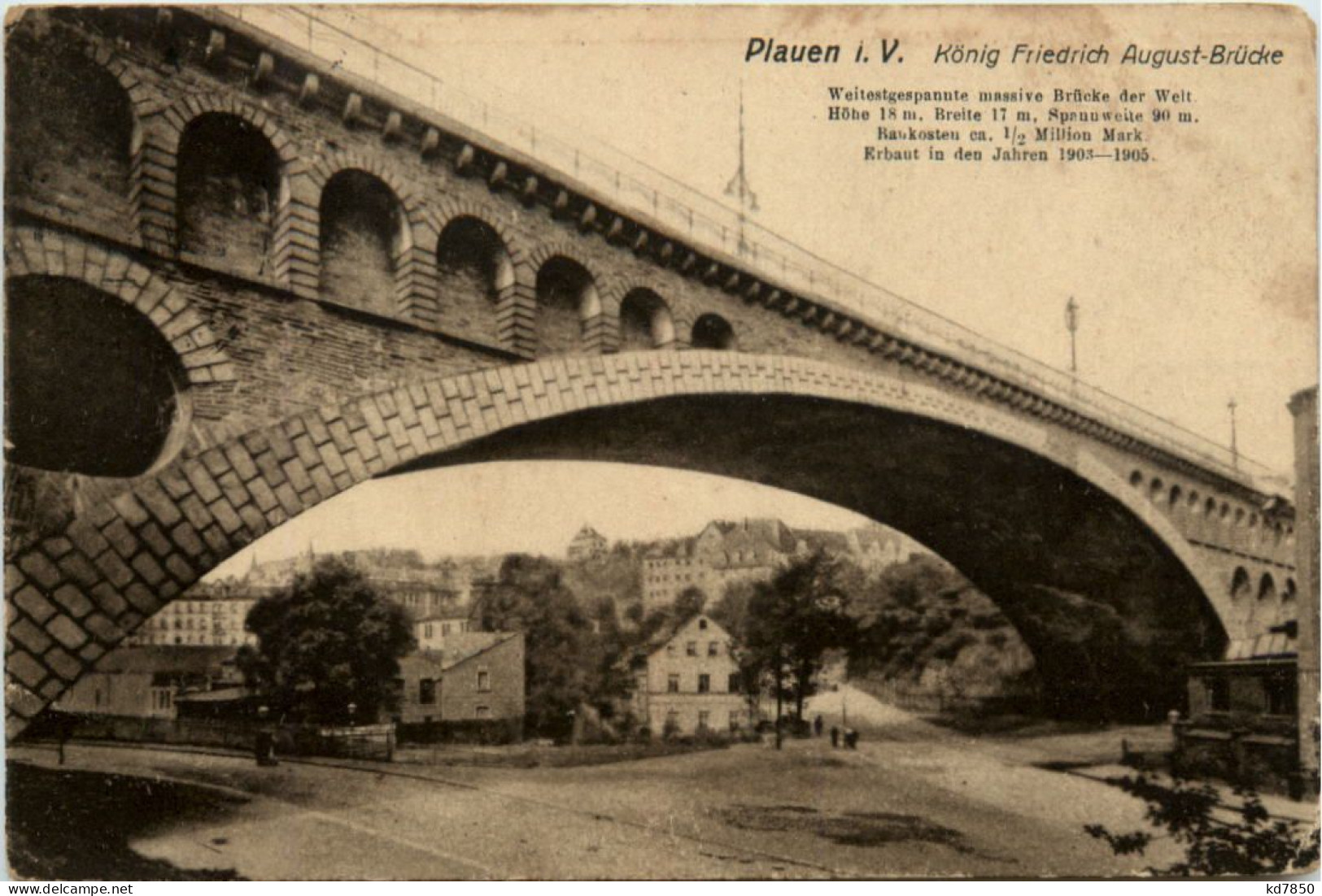 Plauen - König Friedrich August Brücke - Plauen