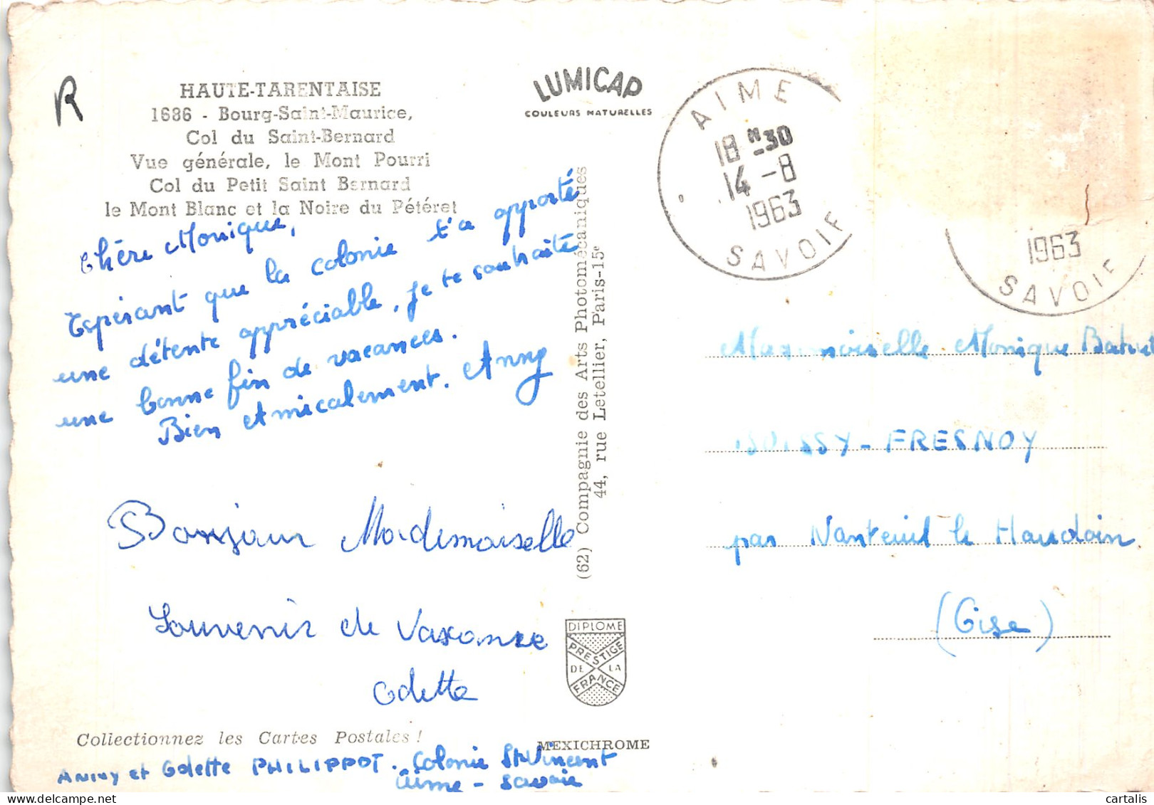 73-BOURG SAINT MAURICE-N°C-4359-D/0047 - Bourg Saint Maurice