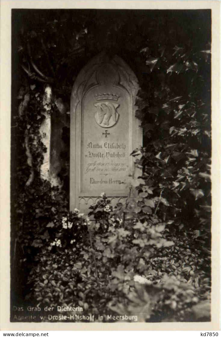 Meersburg, Das Grab Der Dichterin Agnette V. Droste-Hülshoff - Meersburg