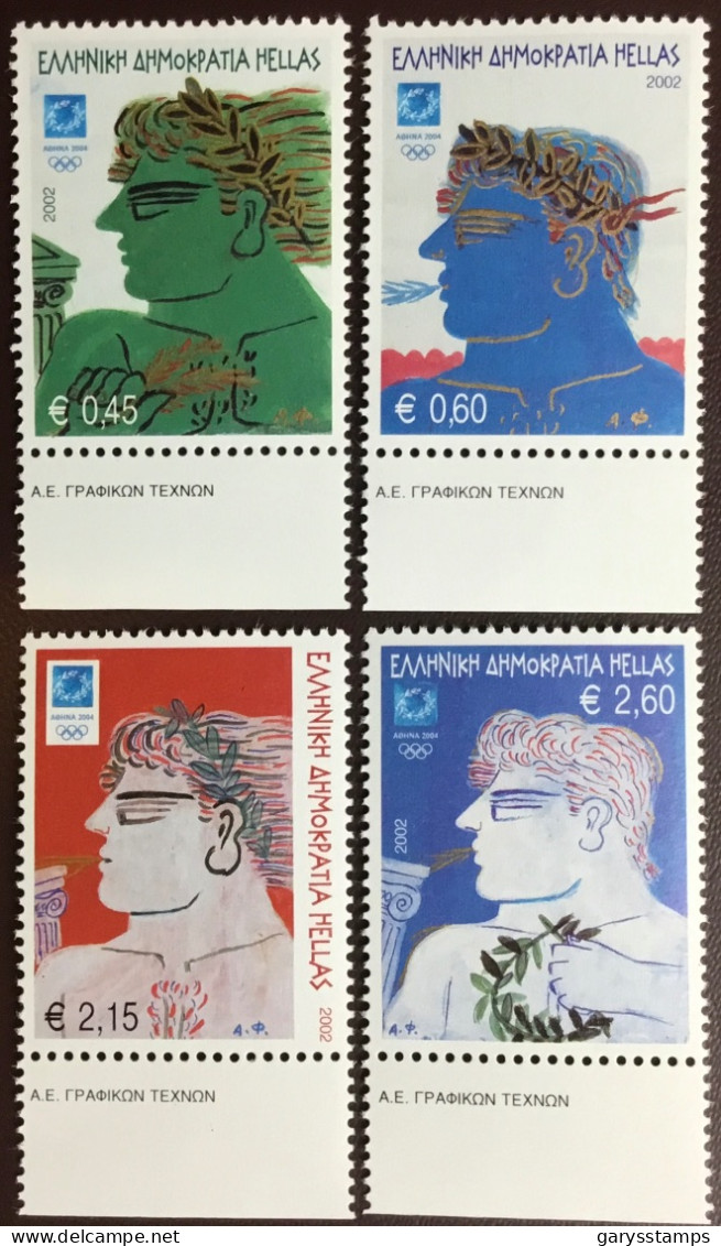 Greece 2002 Olympic Games The Winners MNH - Neufs