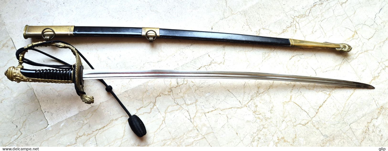 Le Sabre D'Officier De Marine Modèle 1853 - Knives/Swords