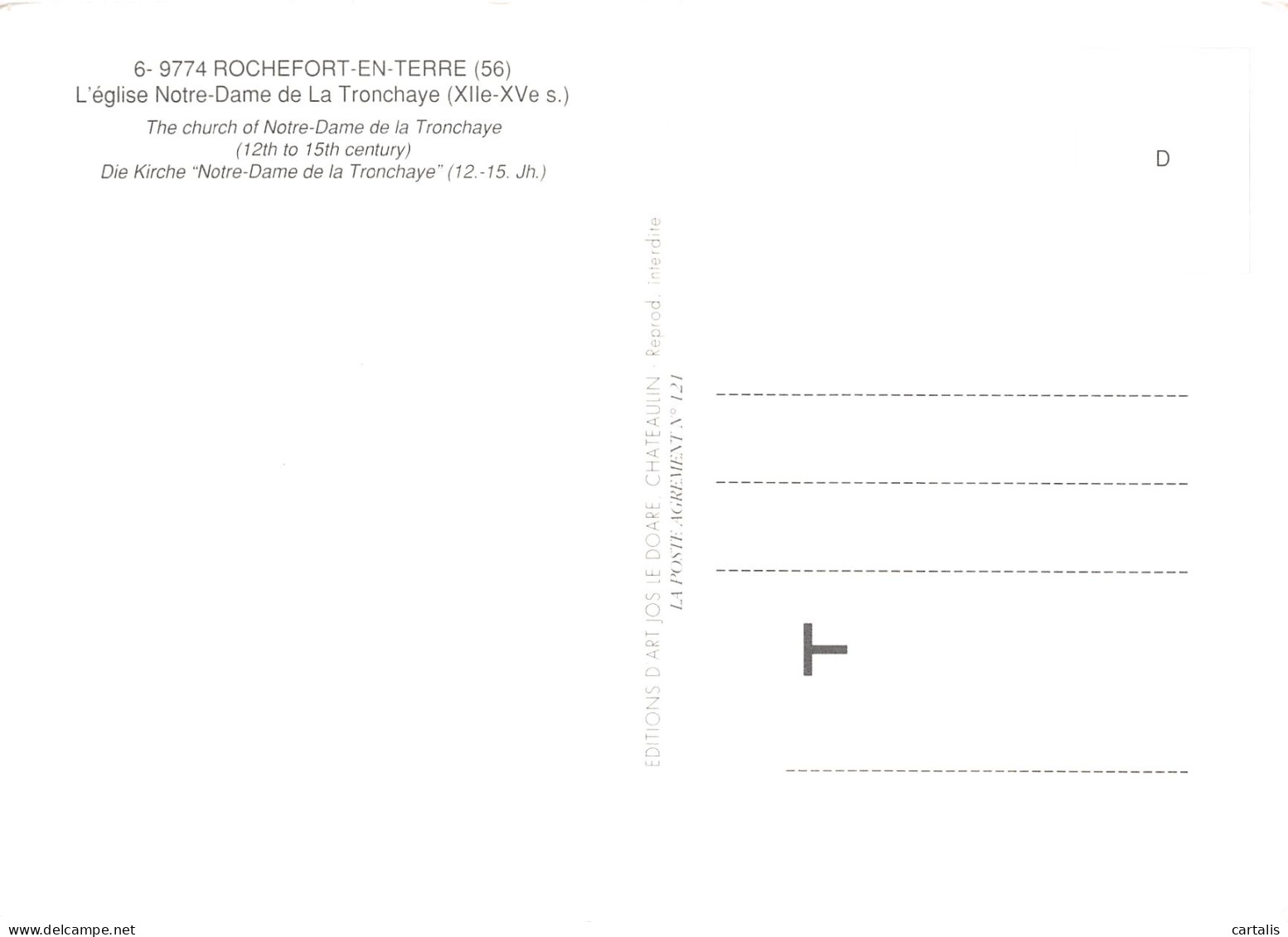 56-ROCHEFORT EN TERRE-N°C-4359-B/0125 - Rochefort En Terre