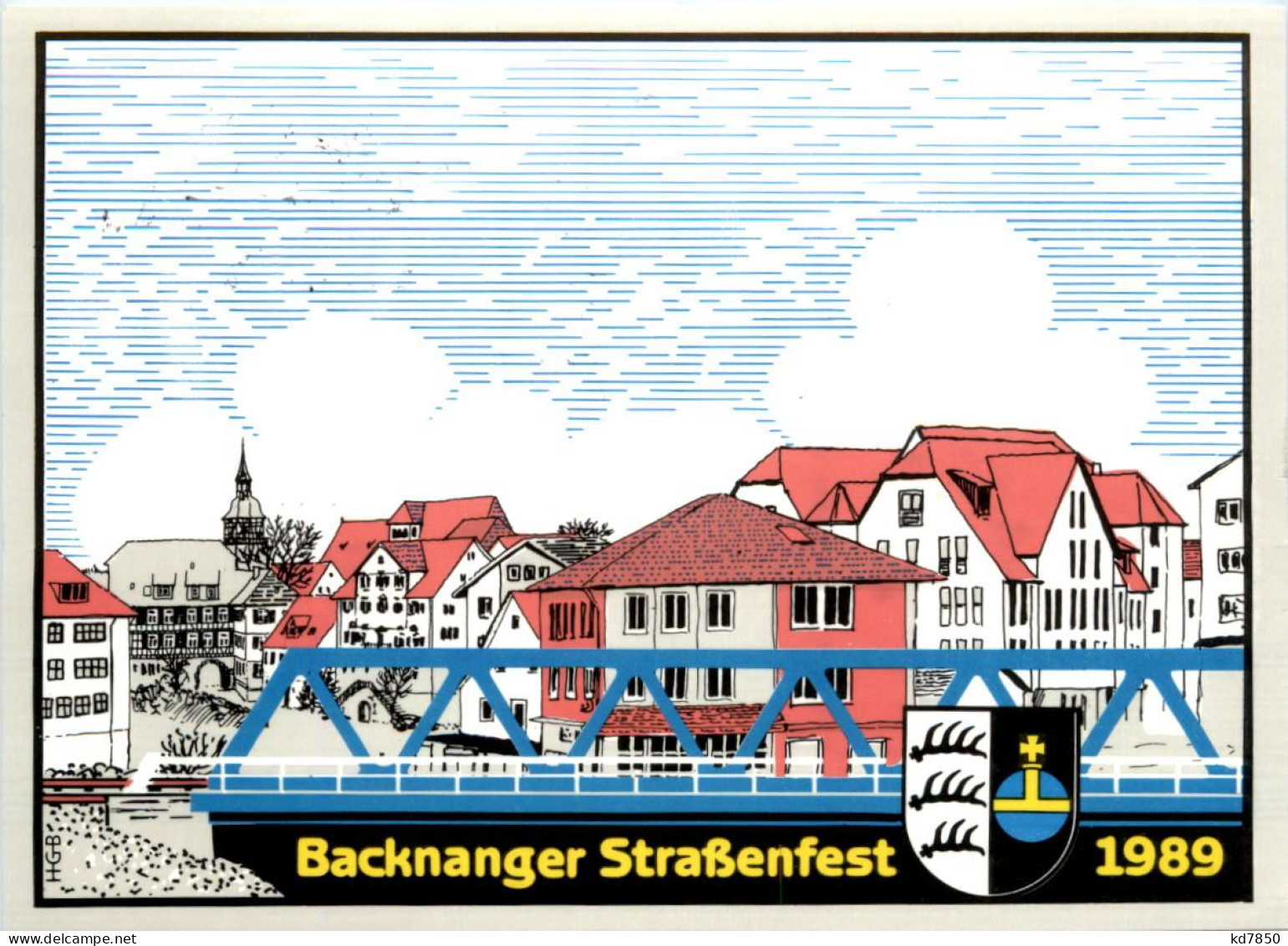 Backnang, Strassenfest 1989 - Waiblingen