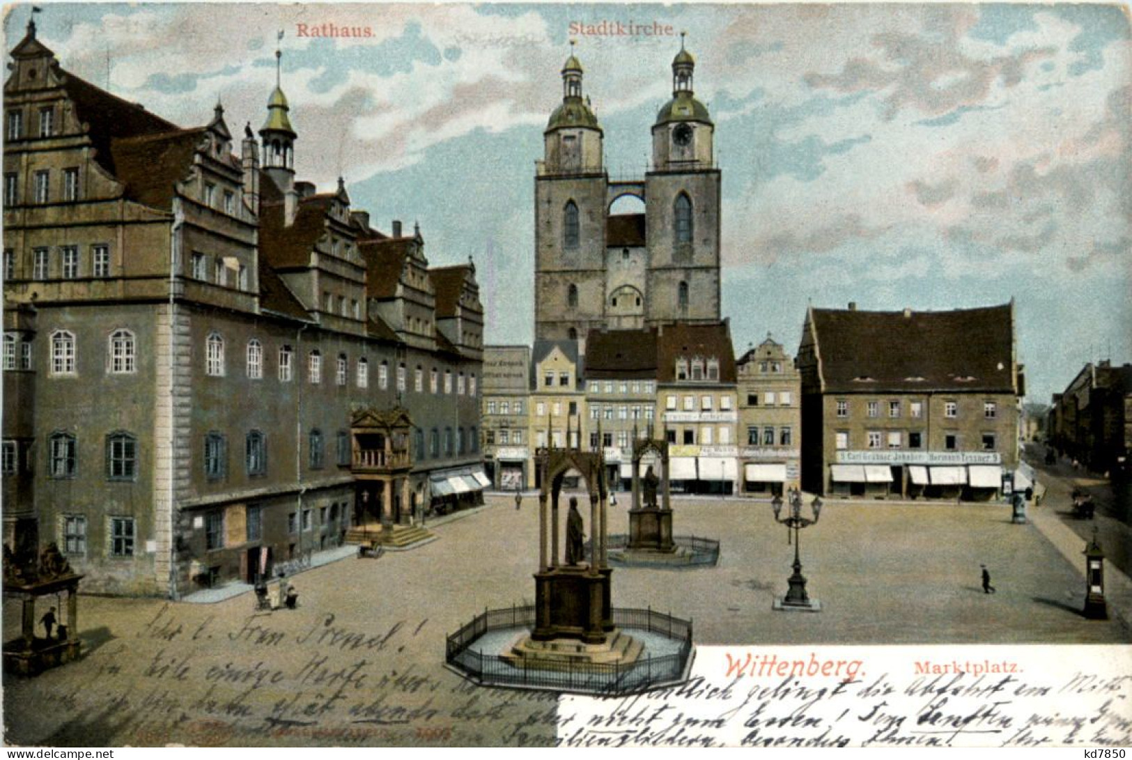 Wittenberg, Rathaus, Stadtkirche - Wittenberg