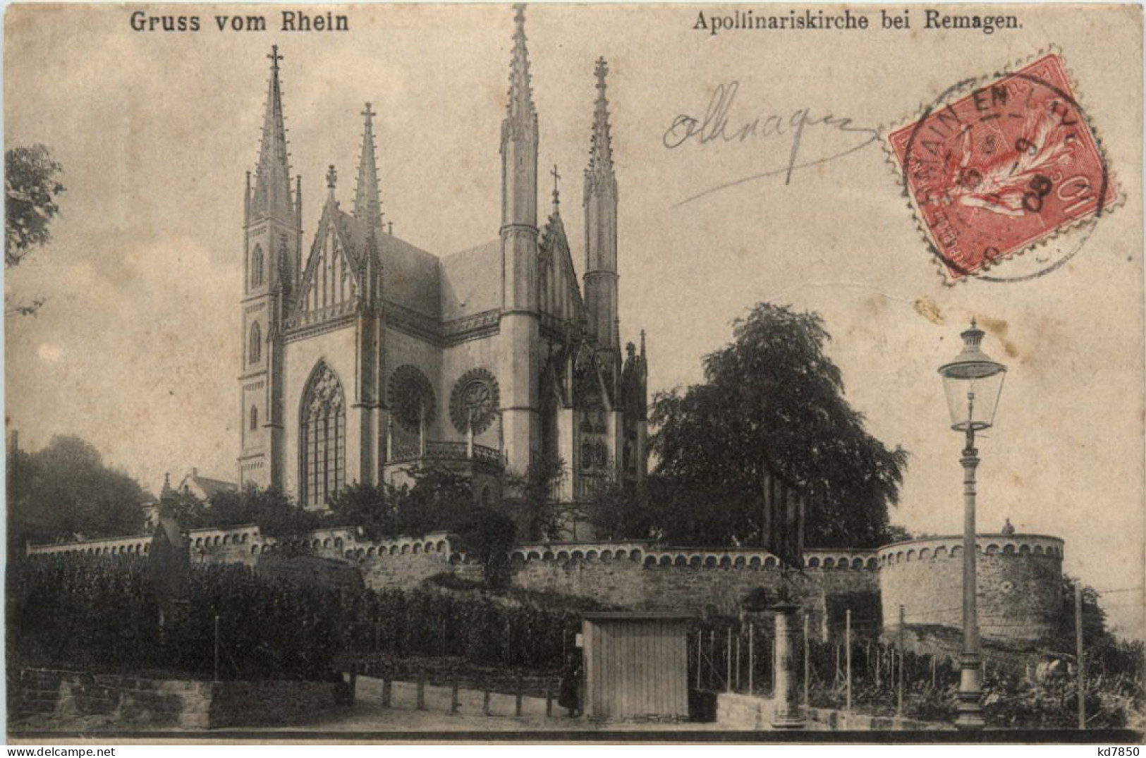 Gruss Vom Rhein, Apollinariskirche Bei Remagen - Remagen