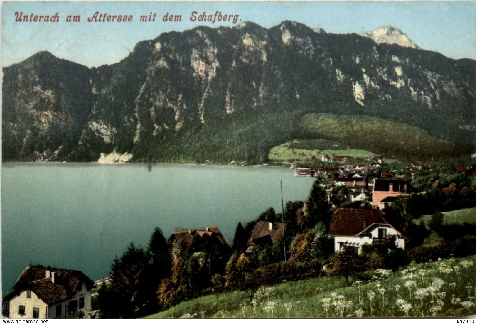 Unterach Am Attersee Mit Dem Schafberg - Vöcklabruck