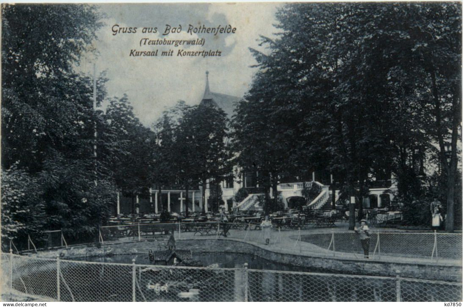 Gruss Aus Bad Rothenfelde, Kursaal Mit Konzertplatz - Bad Rothenfelde