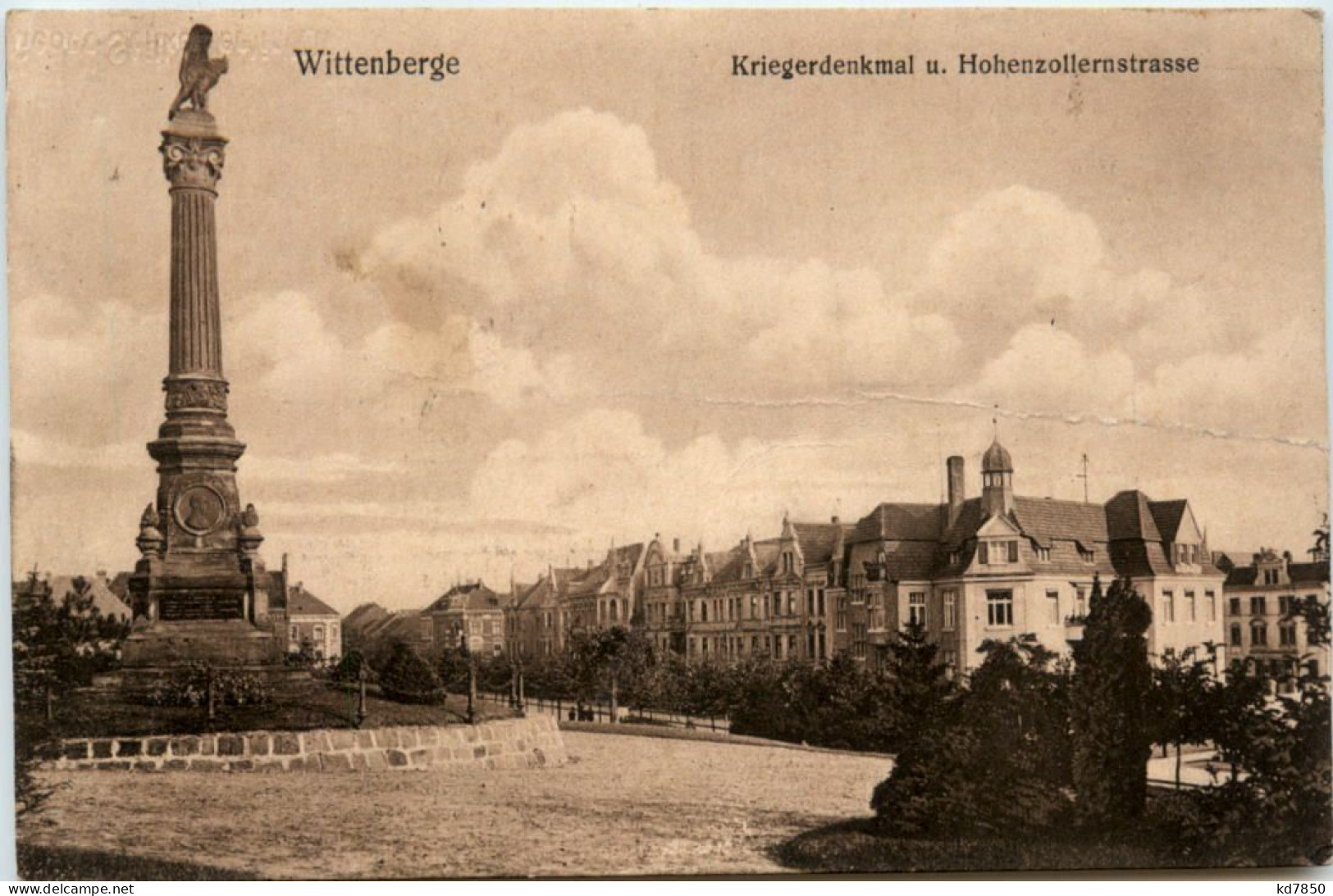 Wittenberge, Kriegerdenkmal U. Hohenzollernstrasse - Wittenberge