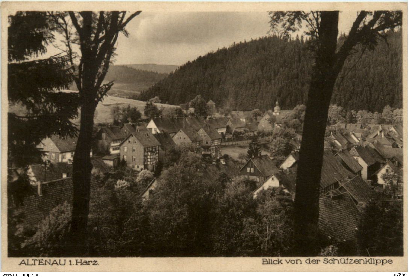 Altenau Im Harz, Blick Von Der Schützenklippe - Altenau