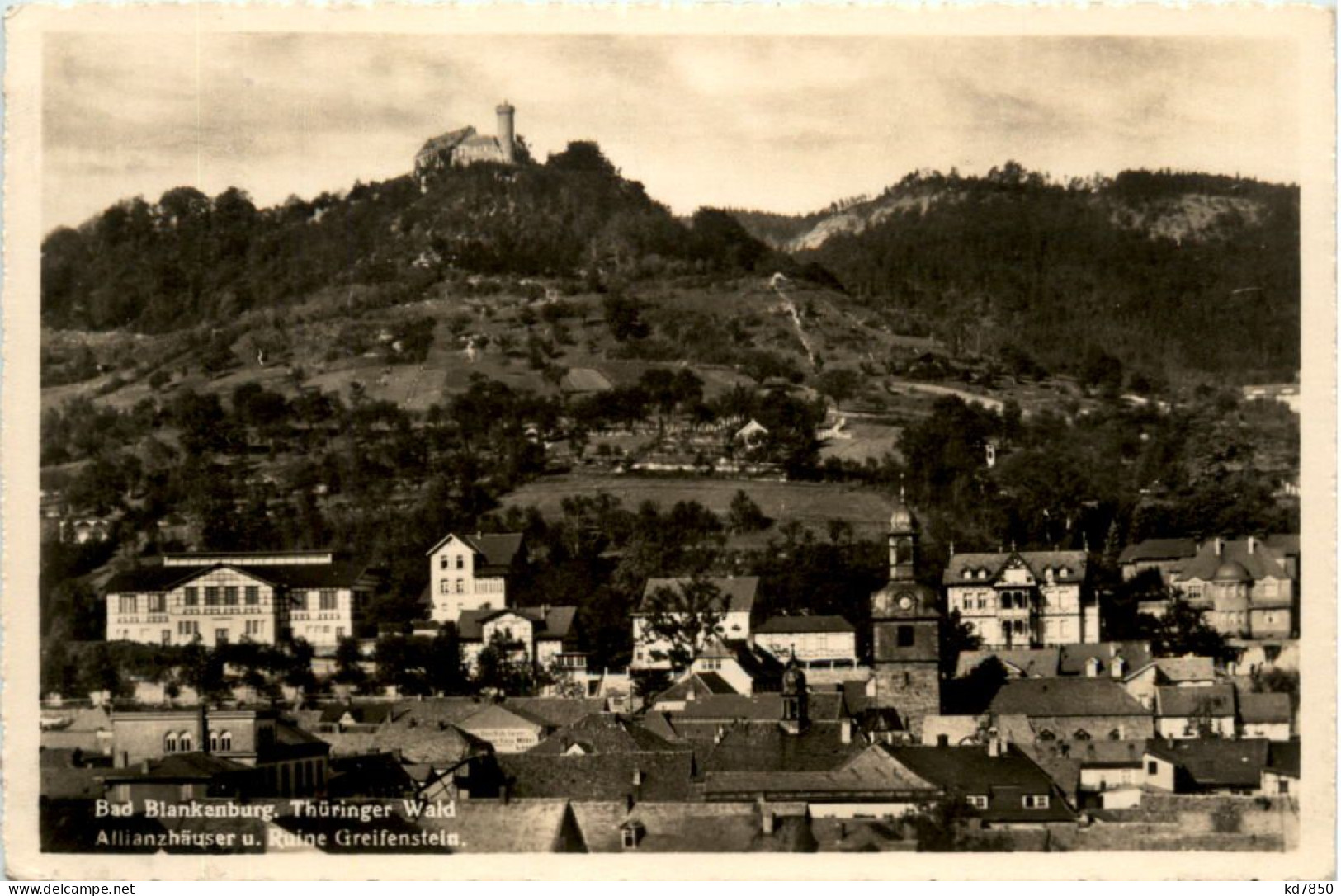 Bad Blankenburg, Allianzhäuser U. Ruine - Bad Blankenburg