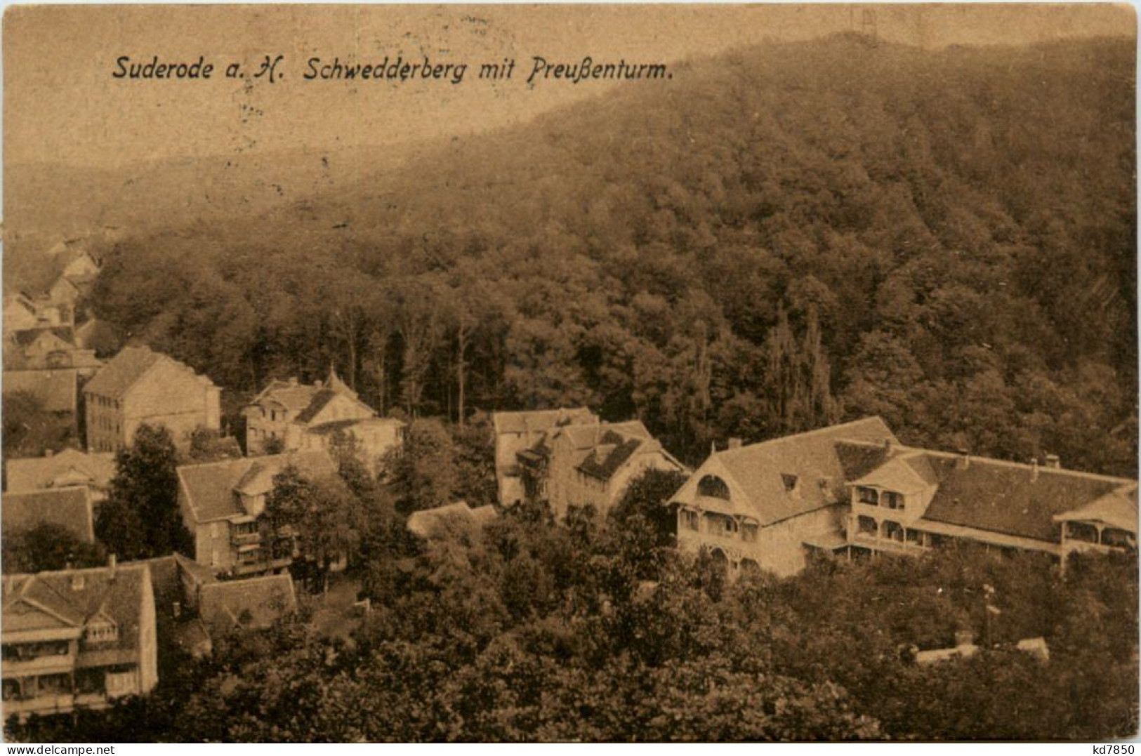 Bad Suderode, Harz, Schweddeberg Mit Preussenturm - Quedlinburg