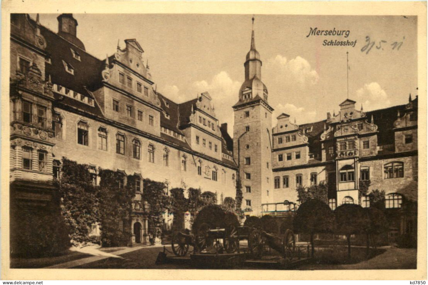 Merseburg, Schlosshof - Merseburg