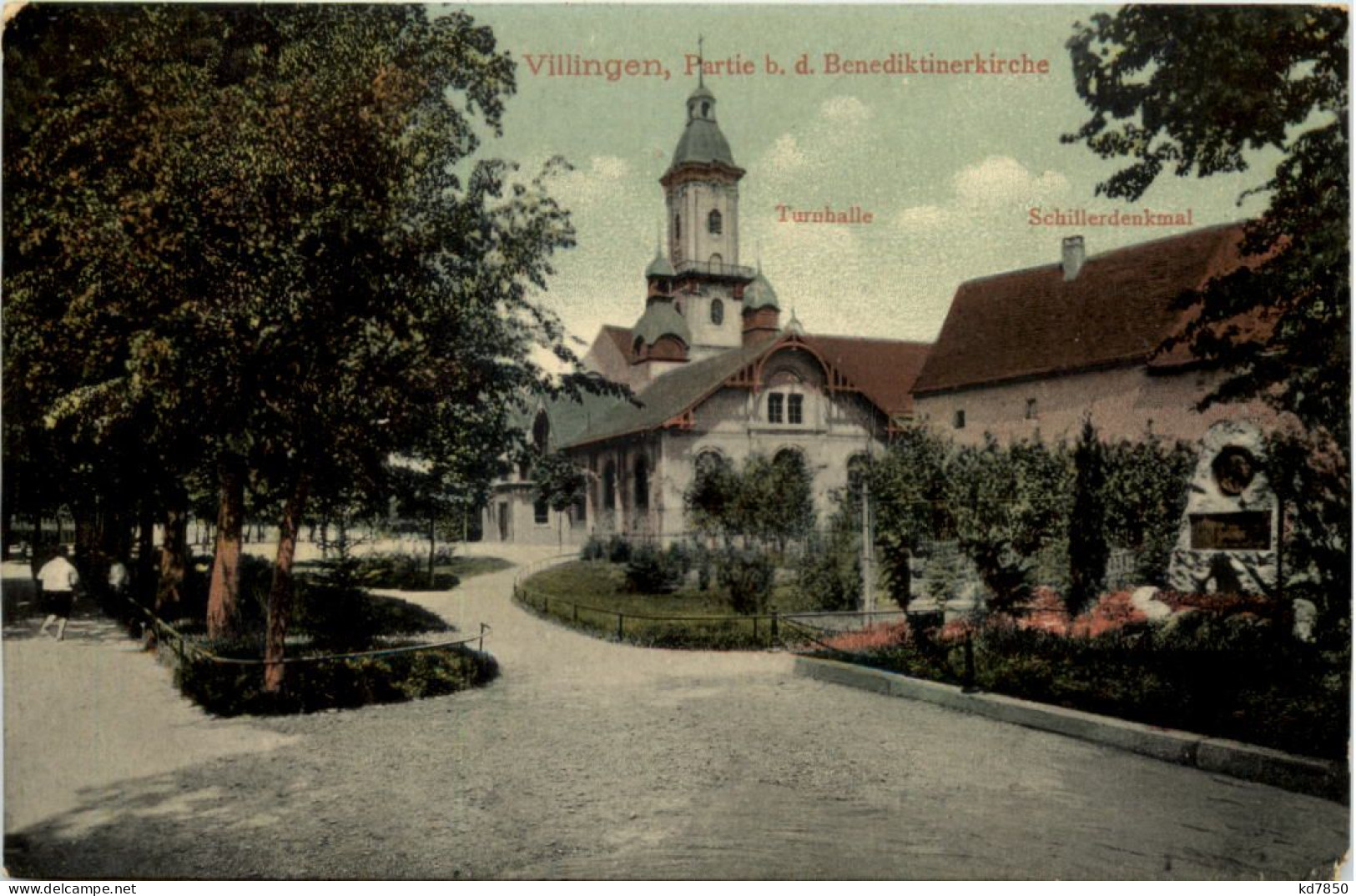 Villingen, Partie B.d. Benedektinerkirche - Villingen - Schwenningen