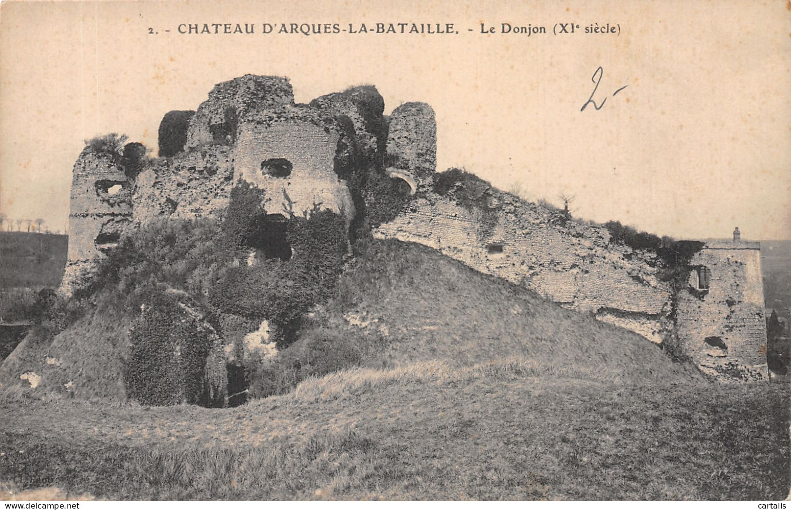 76-ARQUES LA BATAILLE LE CHATEAU-N°C-4360-E/0367 - Arques-la-Bataille