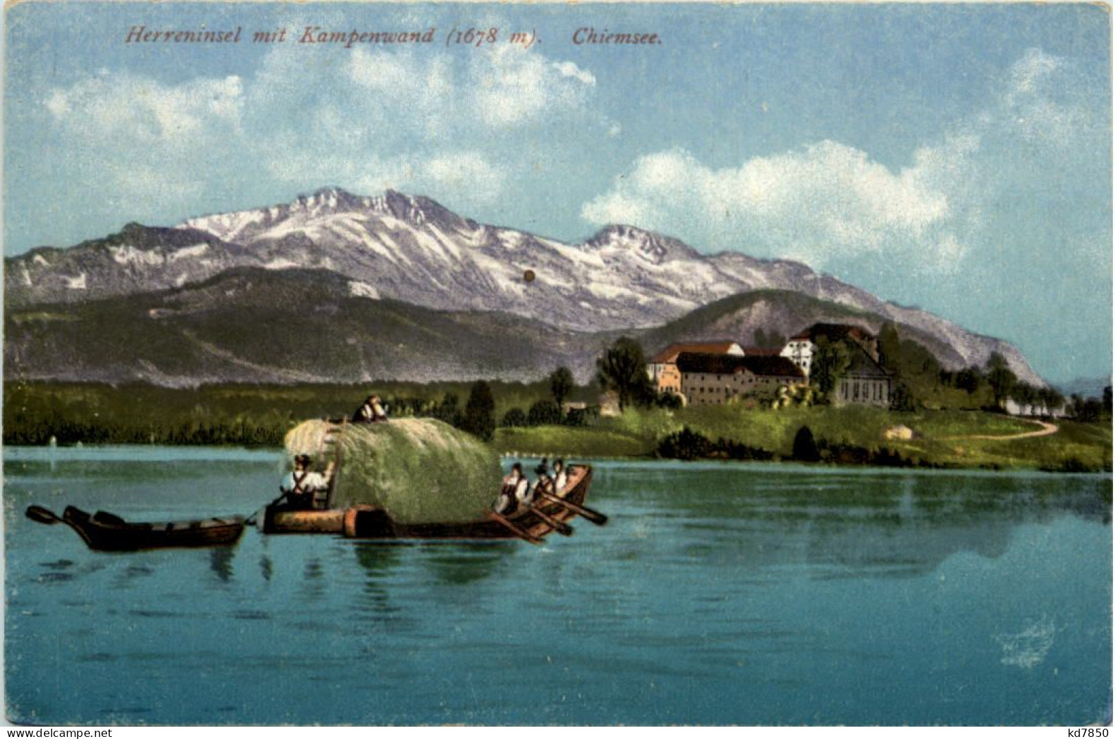 Chiemsee, Herreninsel Mit Kampenwand - Rosenheim