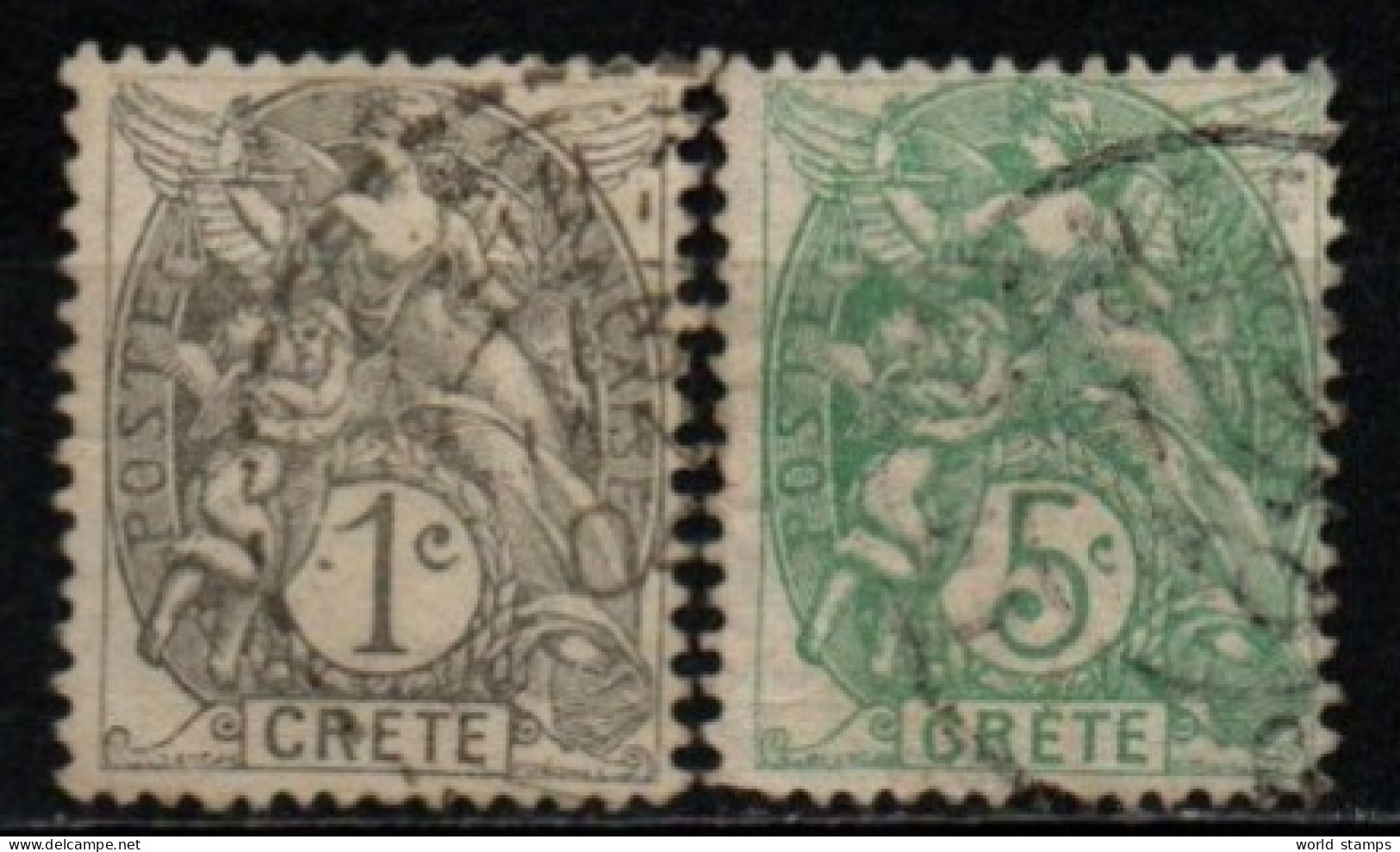 CRETE 1902-3 O - Usati