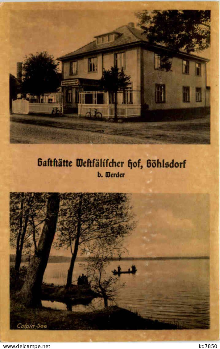 Göhlsdorf B. Werder, Gaststätte Westfälischer Hof - Lehnin