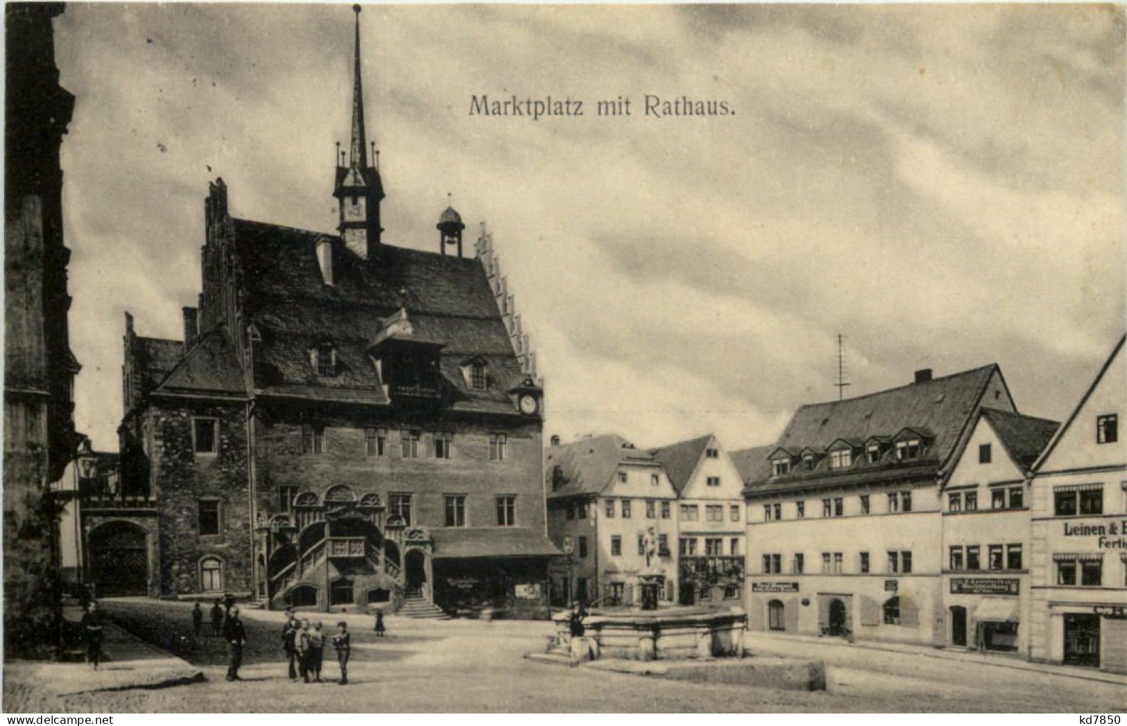 Pössneck - Markt Mit Rathaus - Pössneck