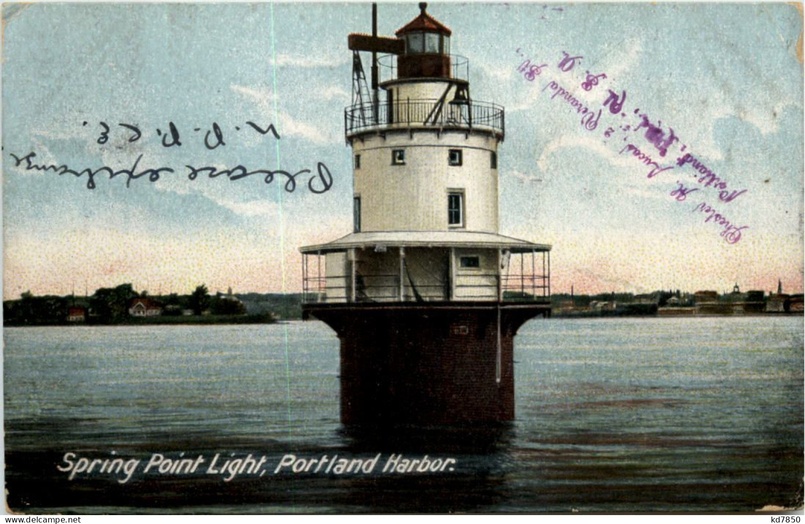 Portland Harbour - Spring Point Light - Portland